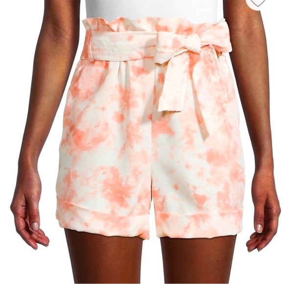 BCBGeneration Pants - BCBGeneration Women's Shorts Dressy Tie Dye Waist Belted, Sz Sm, NWT